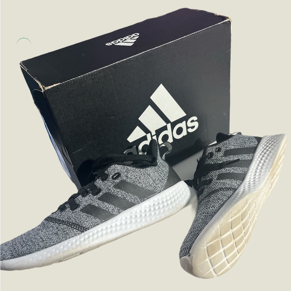 Women’s Adidas Gray/Black PureMotion Running Shoes- Size 7 - Picture 4 of 15